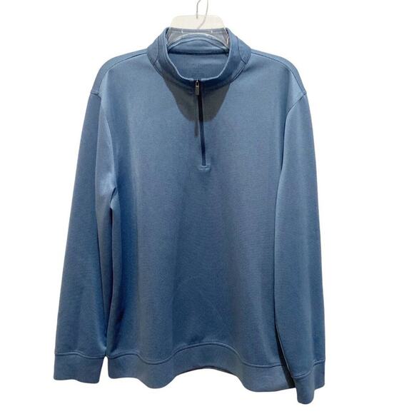Hickey Freeman Sweater Pullover Sweatshirt Golf Preppy Blue Mens Size Large - Picture 1 of 9